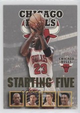 1996 NBA Hoops Starting Five Michael Jordan Dennis Rodman Toni Kukoc #4 HOF 03rx