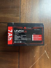 Dr. Prepare 12V 7Ah LiFePO4 Lithium Deep Cycle Battery Model No. DBT1207LFP 
