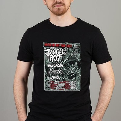 Jungle Rot United We Rot Tour 2023 Line Up Fan Gifts T-Shirt S-5XL