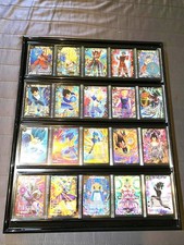 Trading Card Display Case 20 Sport Baseball MTG Pokemon Topper Black Wall Frame