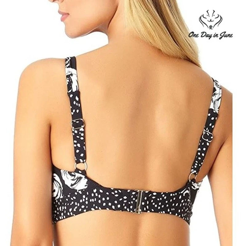 Top de bikini bralette Anne Cole traje de baño talla XS Foto 2 de 4