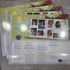 CREATIVE MEMORIES SCRAPBOOK  NATURES WHISPER  PAPER  PACK (12 sheets) 10 X 12