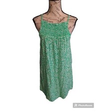 Zara  floral sleeveless dress  Small Geen & white Boho, Cottagecore Feminine