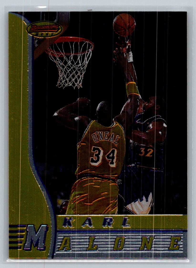 1996-97 Bowman's Best Basketball #55 Karl Malone - VG - Utah Jazz