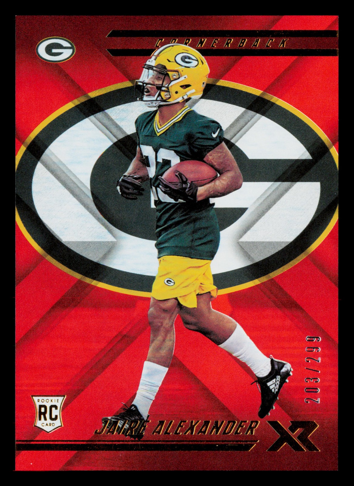 2018 Panini XR Jaire Alexander Red #122 #/299