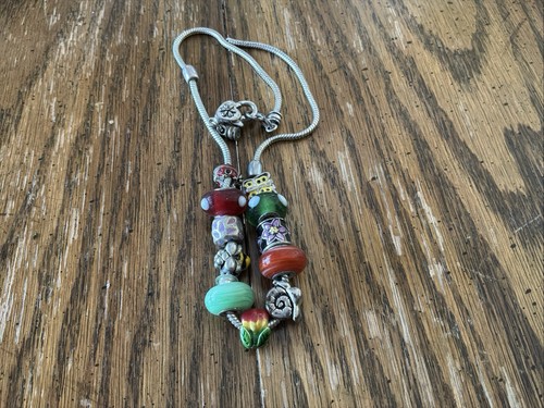 Fashion Multi Charms (11) Necklace 16” Chain Heart Clasp