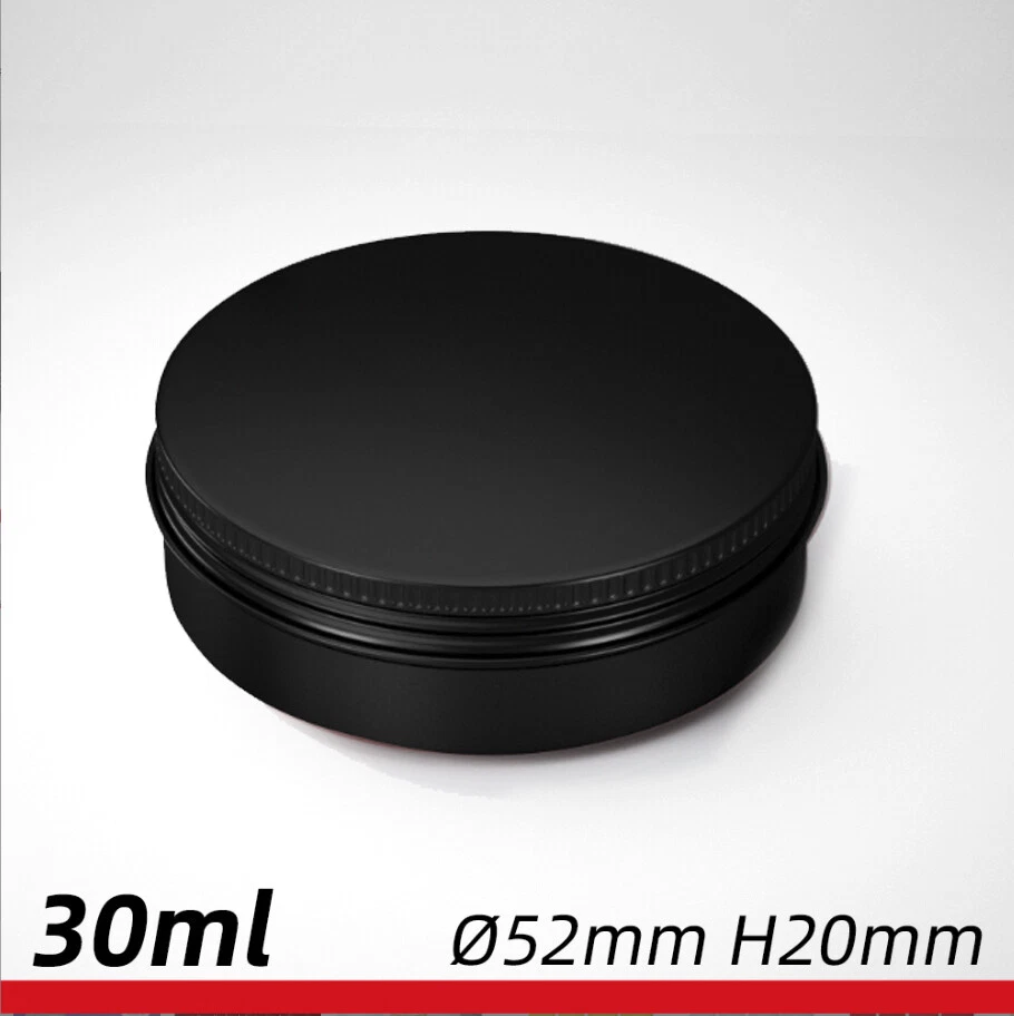 Aluminum Tin Screw Top Lid Round Metal Container,Storage Jar Travel Tin can - Image 3 of 4