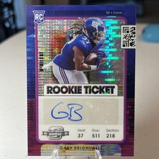 2021 Gary Brightwell /21 Contenders Optic Rookie Ticket Auto Purple Pulsar #191