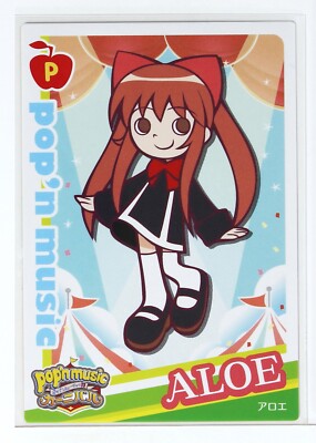 Pop'n Music Card PI21N019 Aloe Konami Japan Game Character | eBay