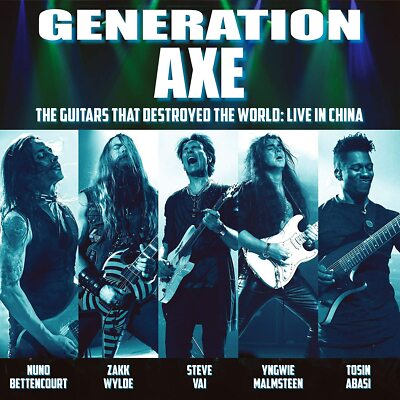 Generation Axe  - The Guitars That Destroyed The World: Live In China (CD)  NEW