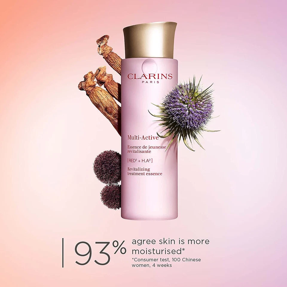 CLARINS Multi Active Treatment Essence Vitality Lotion for All Skin Types 200ml - Image 4 of 4