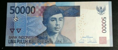 #ad Ticket 50000 Rupee Indonesia Rupiah Bank Indonesia Danau Beratan Bedugul C $25.58