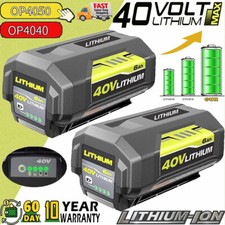 1-2PACK For Ryobi 40 Volt 6.0Ah Battery High Capacity Lithium ion OP4050 OP40602
