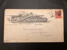 ICOLLECTZONE US Advertising Cover Moser Paints and Colors (A100)