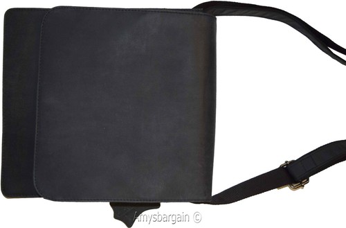 Bolso Hombre, Cuero Hombre Bolso de Hombro Caballero Bolso de Cuero Nubuck Bolso de Cuero - Imagen 4 de 12