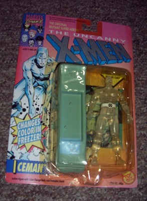  X-Men Uncanny ICEMAN 5'' Action Figure Marvel TOY BIZ 1992 5+ carded