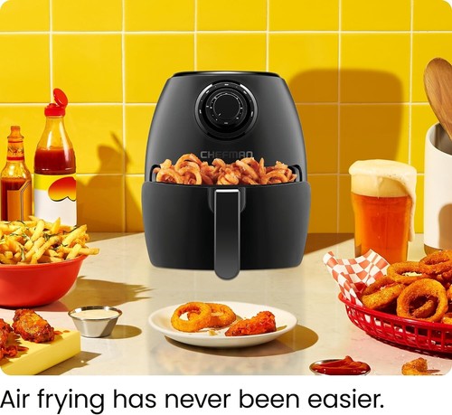Nonstick Compact Air Fryer with Auto Shutoff Timer - 3.6 Qt for Guilt-Free Meals - Picture 4 of 11