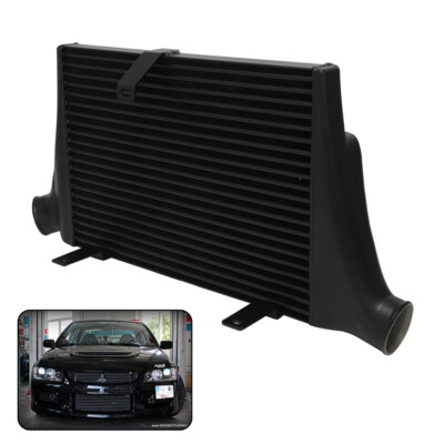 Ladeluftkühler Für Mitsubishi Lancer Evolution EVO VII VIII IX 7 8 9 Schwarz