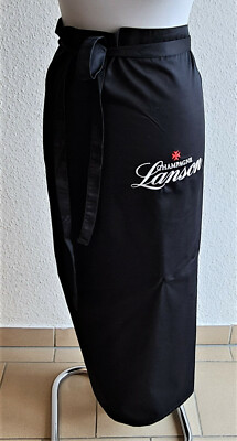 Lanson Champagner Bar Schürze Vorbinder Schwarz Logo Gastro Club Event (7268-1)