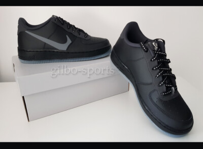 Nike Air Force 1 LV8 3 GS Black Grey Größen 38 schwarz CD7409 001