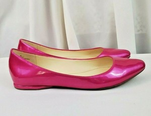 bright pink ballet shoes