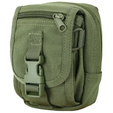 Tactical Molle Gadget Pouch Utility Electronic Phone Camera PALS Pouch-OD GREEN