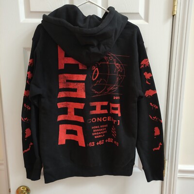 Weeknd XO 2018 Asia Tour pullover Hoodie Limited Edition Black