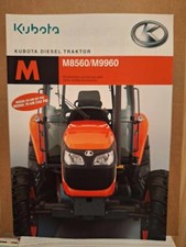 Kubota M8560/M9960  Prospekt Traktor Schlepper