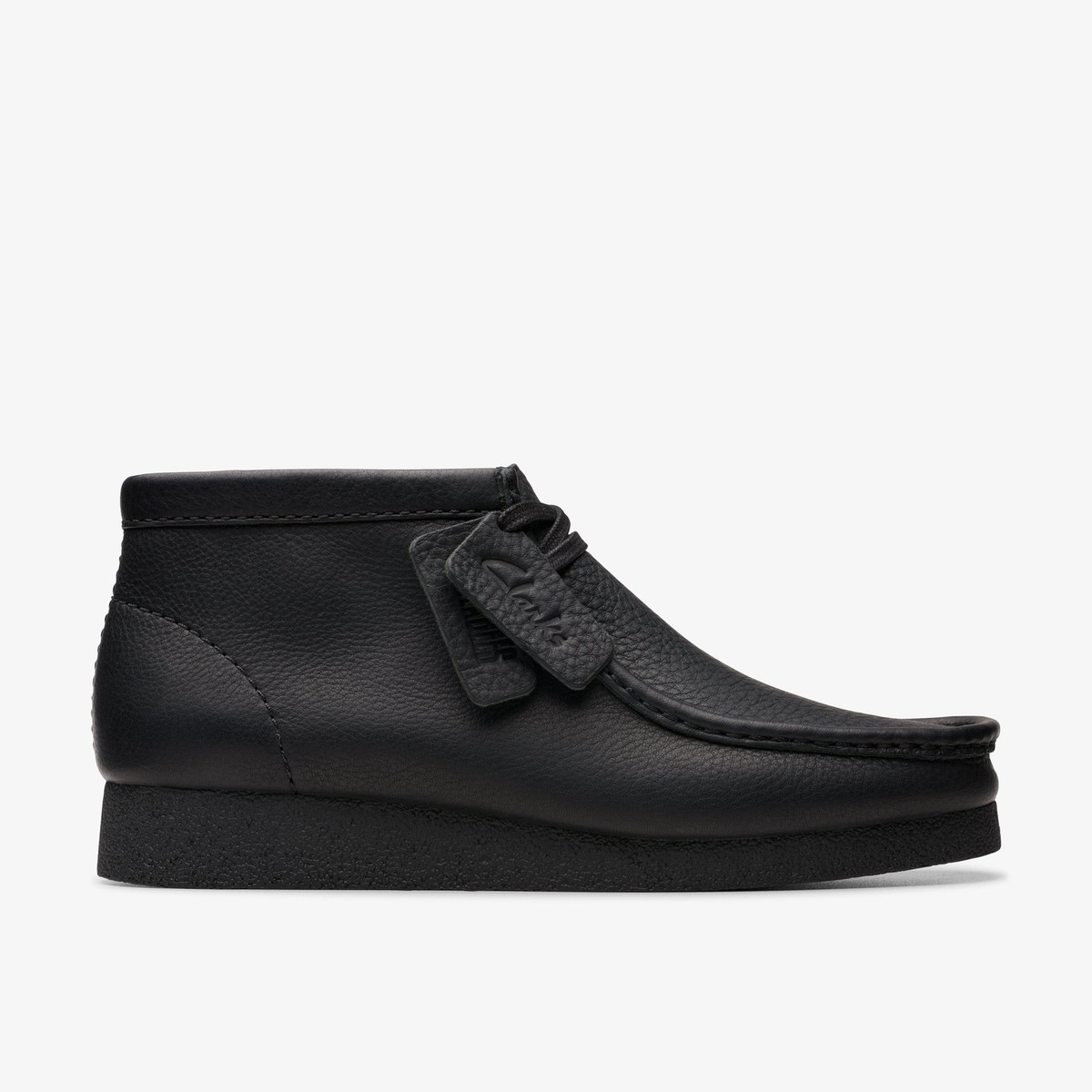 Clarks Men's WallabeeEVO BT Black Leather 26179710 | eBay