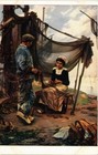 CPA AK Salon de Paris A. GRANCHI-TAYLOR Dans les filets (702543)
