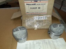 Pair Of Nos .060 Os Trw Forged Racing Pistons For Harley 900cc Sportsters Pair Of Nos .060 Os Trw Forged Racing Pistons For Harley 900cc Sportsters
