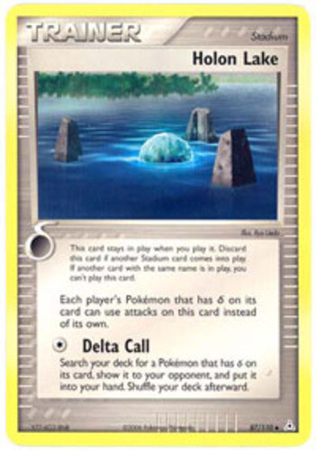 Holon Lake - 87/110 - Uncommon x1 - NM-Mint - EX Holon Phantoms