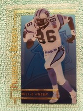 1996 PRESIDENT'S RESERVE WILLIE GREEN #216 CAROLINA PANTHERS 
