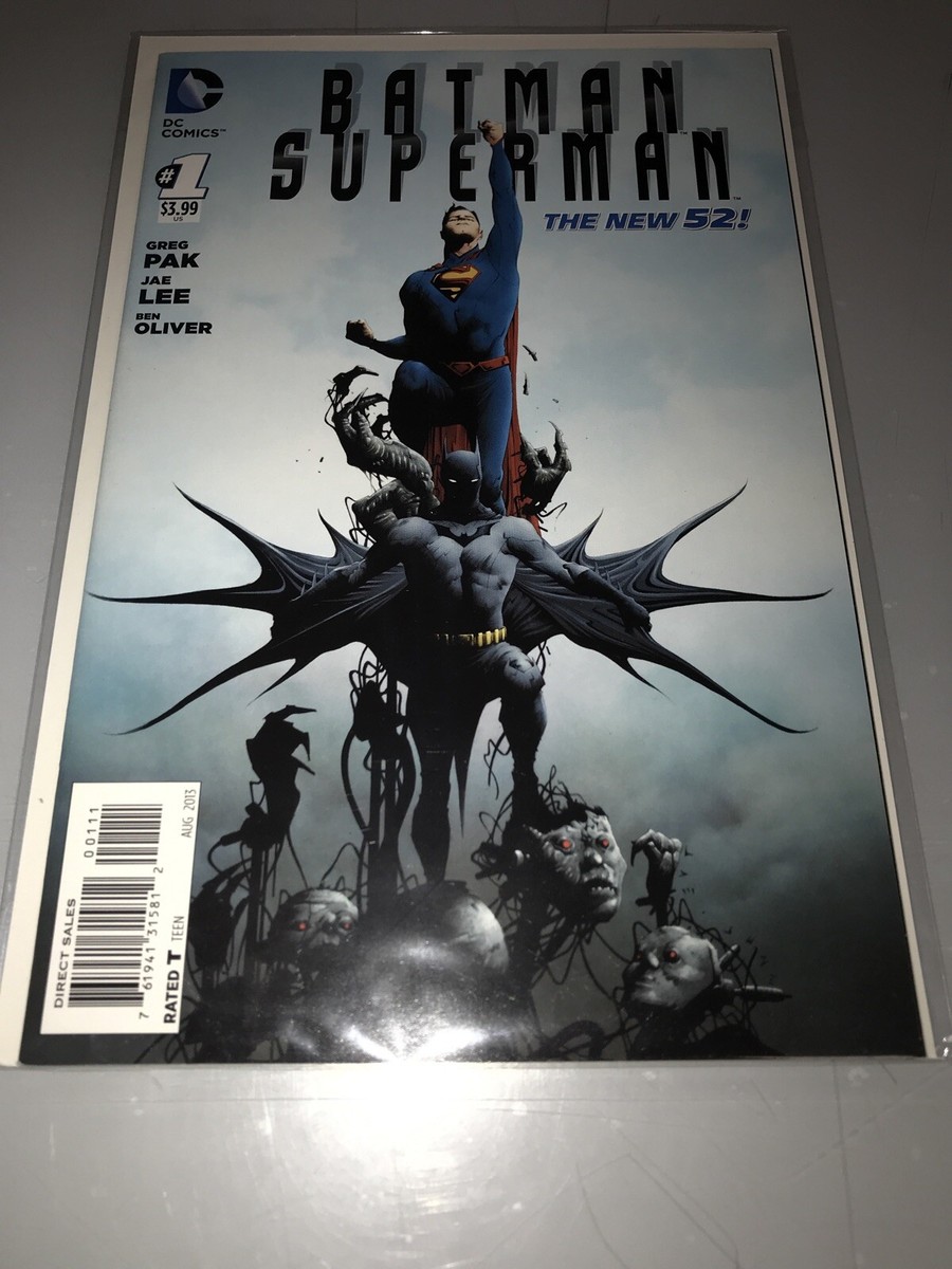 BATMAN SUPERMAN #1 (9.6-)The New 52! Jae Lee | eBay