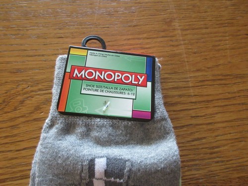PLANET SOX Monopoly socks Men's size 6-12 - Picture 2 of 4