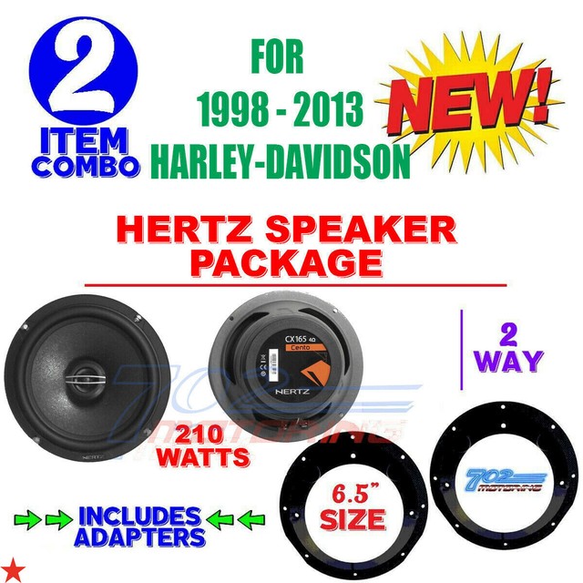 HERTZ 6.5" INCH CAR MOTORCYCLE ATV SPEAKERS FOR HARLEY DAVIDSON W