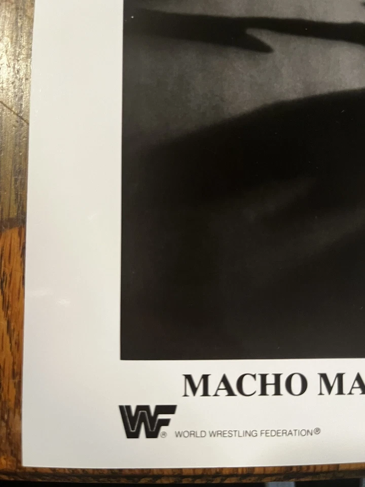 Foto Promocional WWE WWF Macho Man Randy Savage 10x8 De Colección 1990 Titán Original Foto 3 de 4