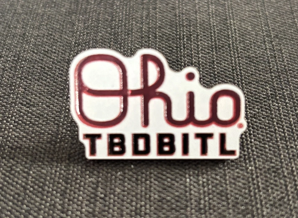 New Ohio State University Marching Band Pin. TBDBITL Script OHIO! 2025 Champs! - Image 2 of 4