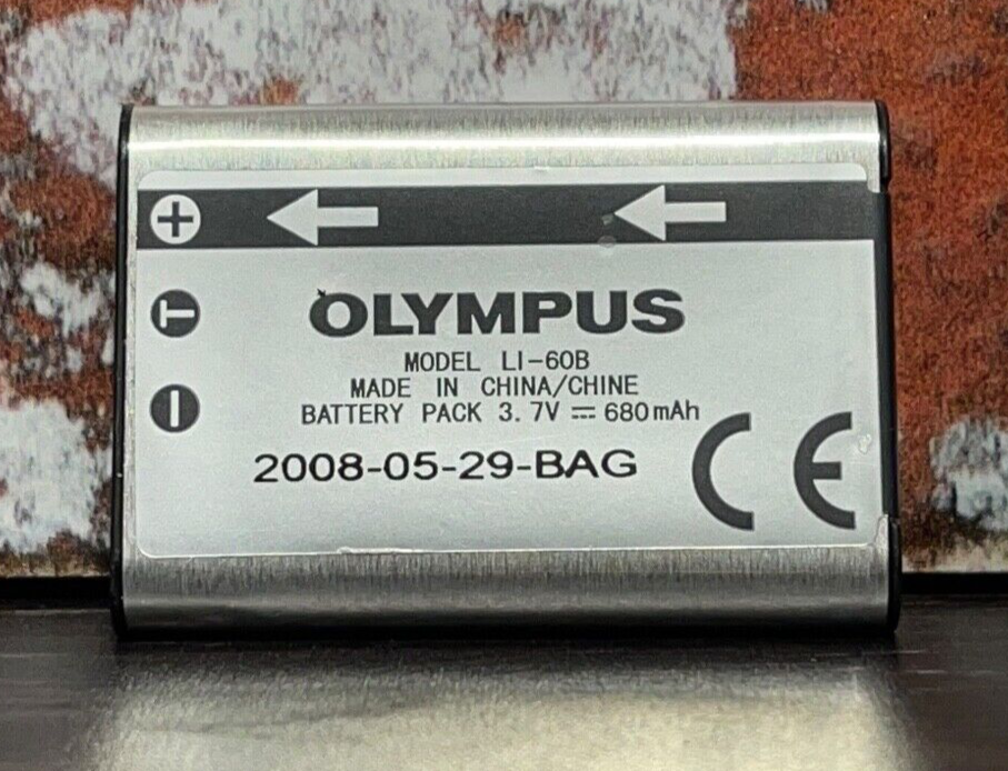Genuine Original Olympus Li-60B Rechargeable battery.