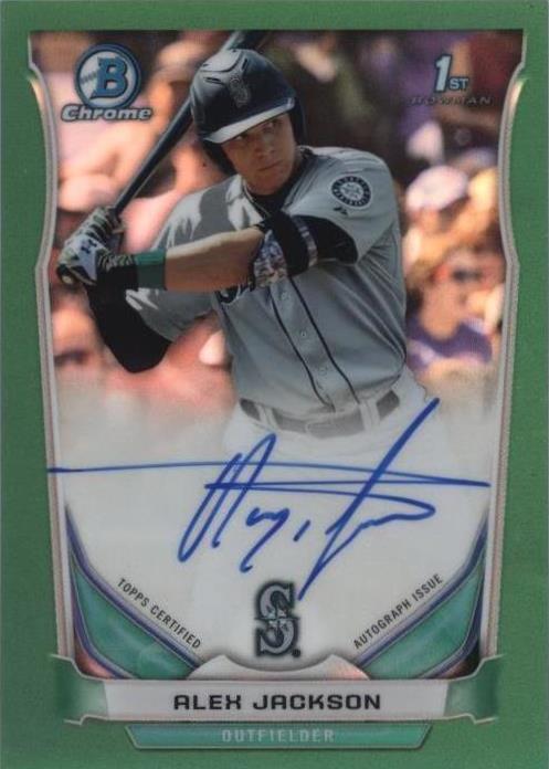 2014 Bowman Draft - Chrome Draft Pick Autographs Alex Jackson #BCA-AJ ...