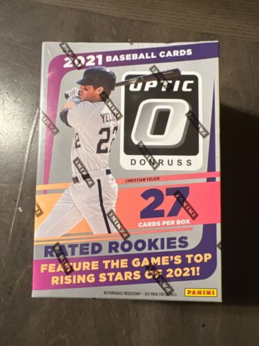 Panini 2021 Donruss Optic Baseball Blaster Box Rated Rookies Pink Parallels - Picture 1 of 4