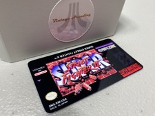 Super Street Fighter II SNES Super Nintendo Replacement Game Label