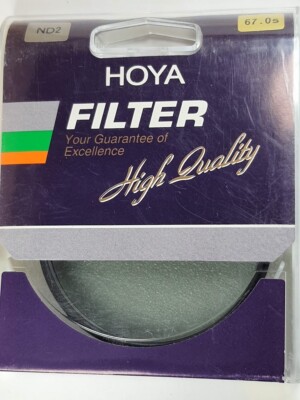 67mm Genuine Hoya ND2 ND 2 Lens filter 67 mm Neutral Density ND2X ND 2X E67 E-67