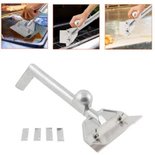 Grill Scraper W/ 5 Blades, Heavy Duty Rust Flat Top Grill Accessories for Bars