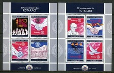 TOGO 2019 50th ANNIVERSARY OF ROTARACT  SET OF TWO  SHEETS  MINT NH