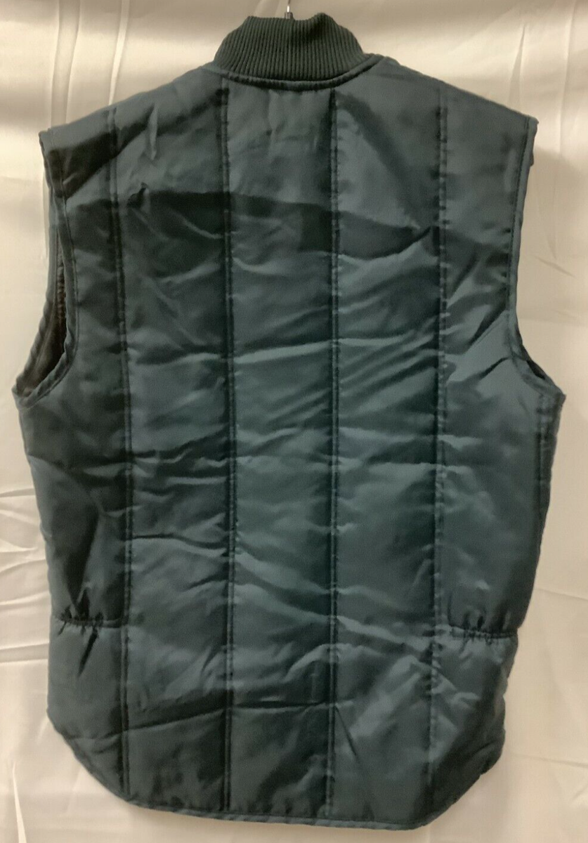 Snap N Wear Jacket Vest Mens Size Small Navy Blue Sleeveless