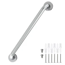 16 Inch Grab Bars for Bathtubs and Showers Brushed Nickel