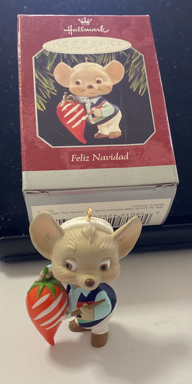Feliz Navidad- Hallmark Keepsake Ornaments- 1992-1997- in Pristine