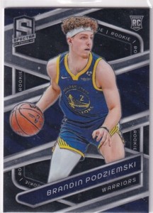 2023-24 Panini Spectra NBA No. 146 Brandin Podziemski Rookie