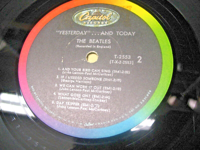 THE BEATLES YESTERDAY AND TODAY CAPITOL T 2553 MONO ALBUM ORIG
